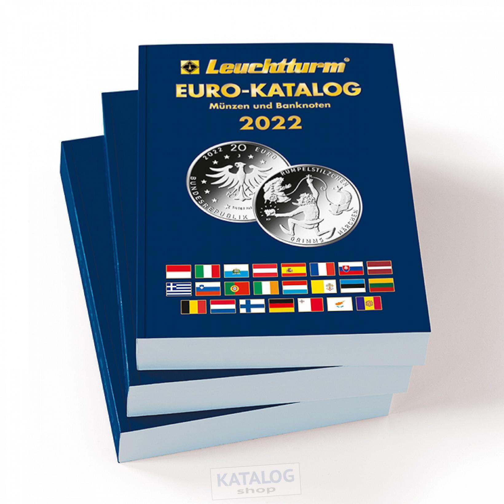 Euro katalog mincí a bankovek Leuchtturm 2022