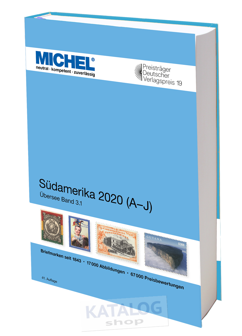 Jižní Amerika / Südamerika 2020 ( 1.díl  A-J )  MICHEL katalog známek