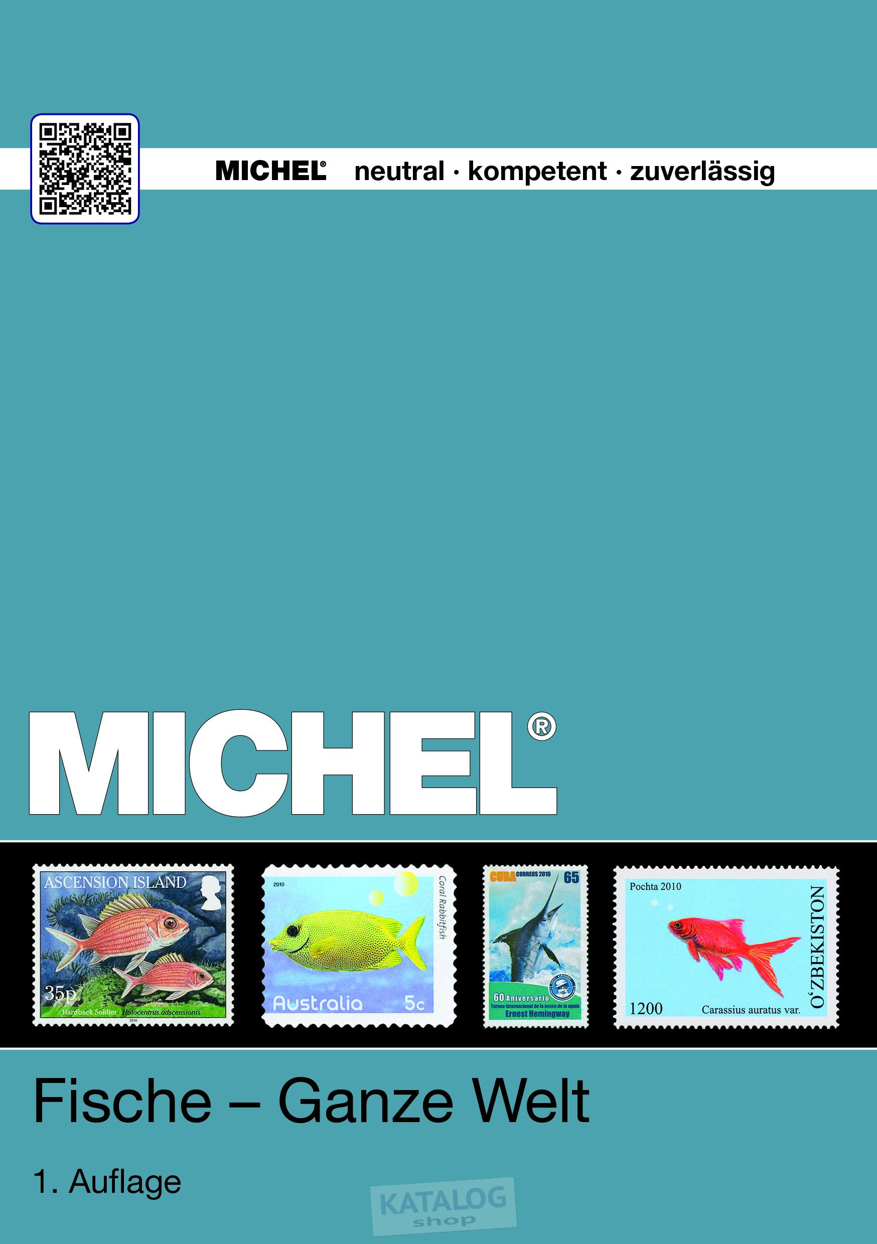 Ryby / Fische – celý svět 2017 MICHEL katalog známek