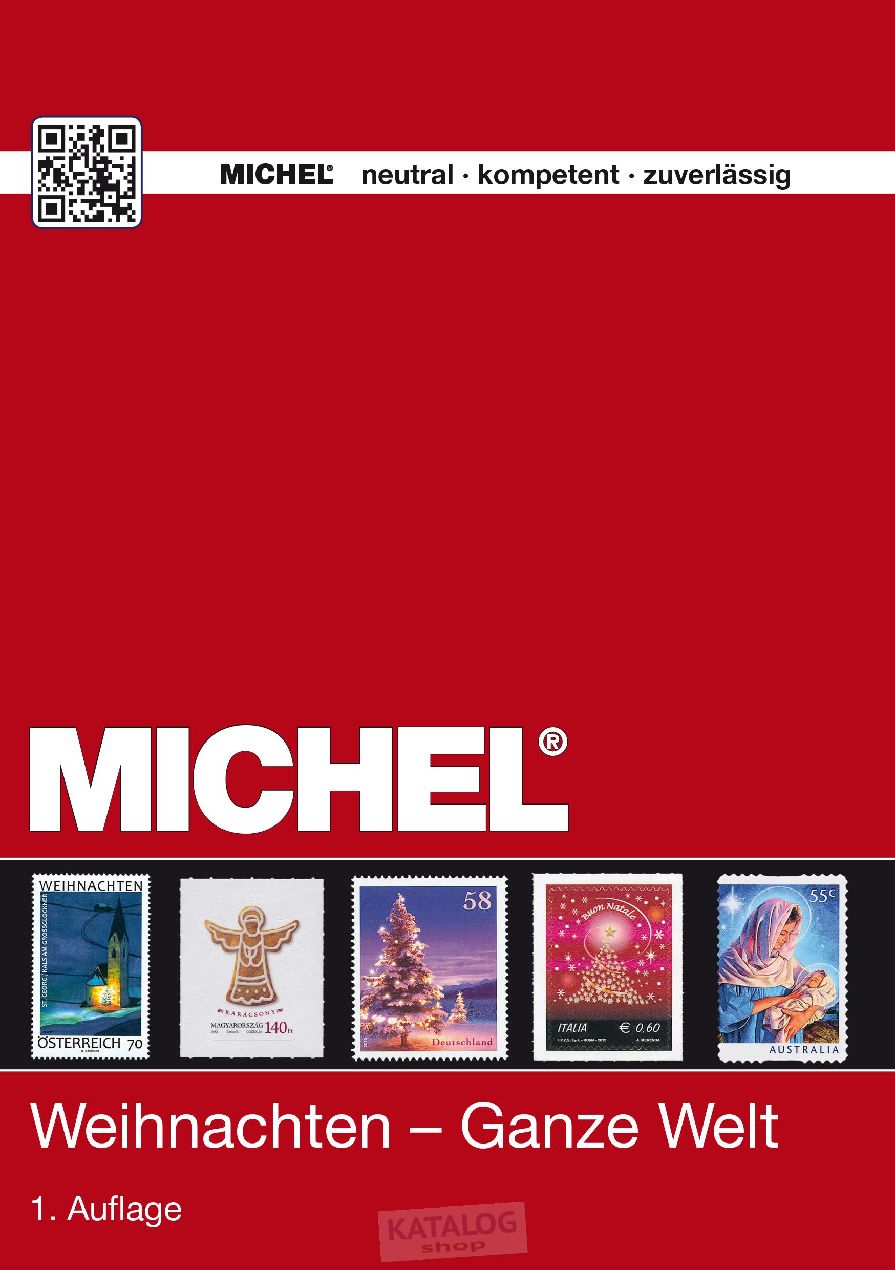  Vánoce / Weihnachten - 2015 celý svět MICHEL katalog známek
