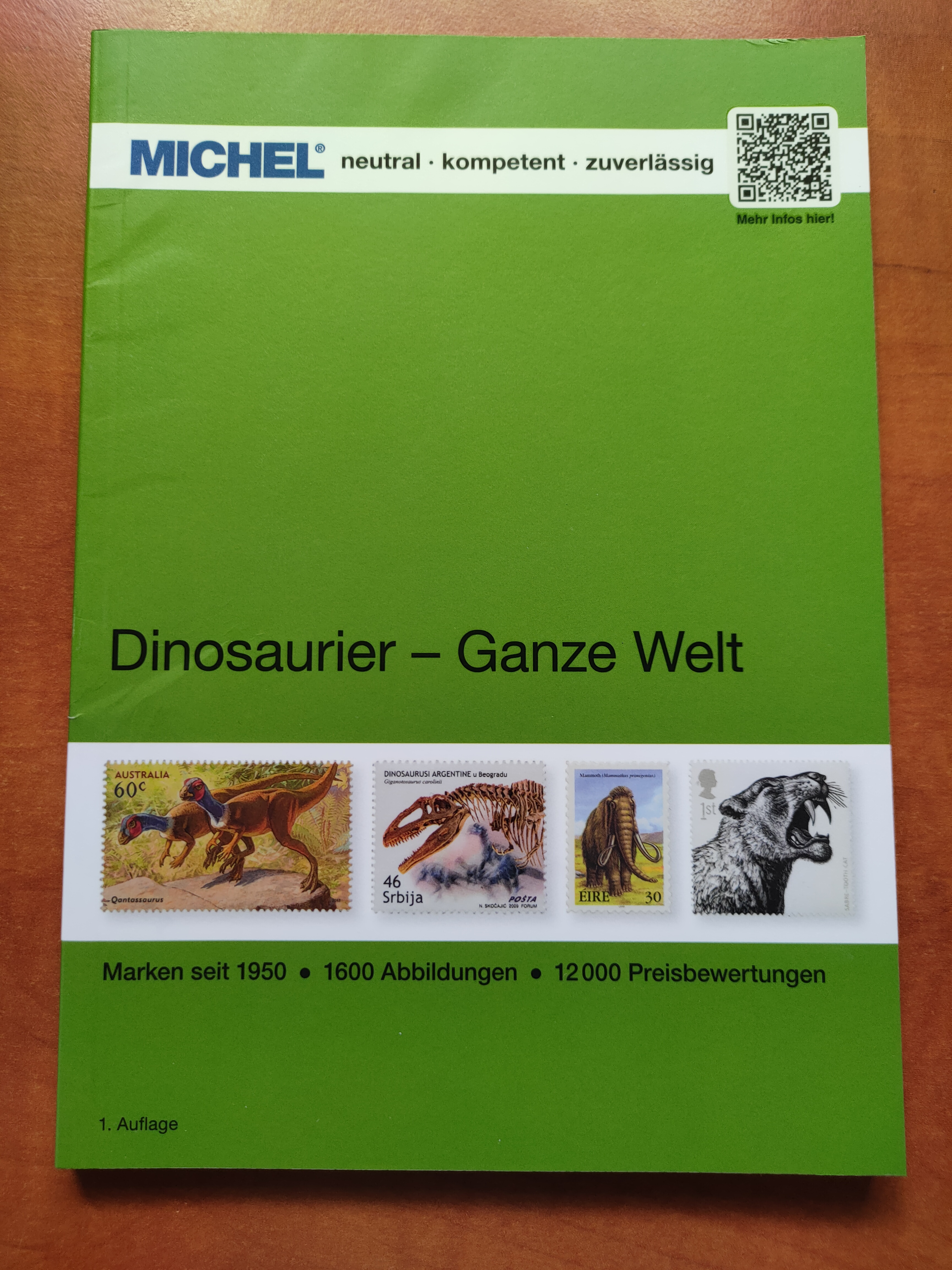 Dinosauři / Dinosaurier – celý svět MICHEL katalog známek