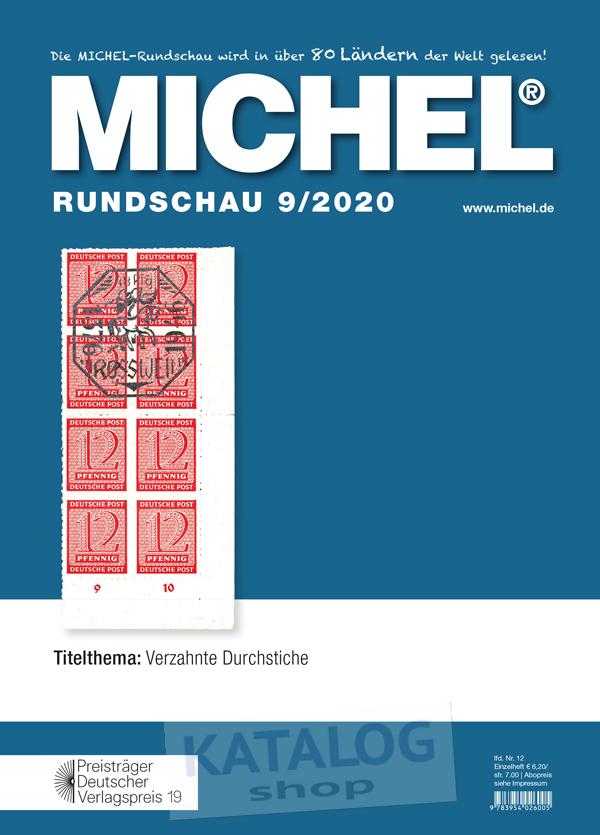 Časopis novinek MICHEL Rundschau 9/2020