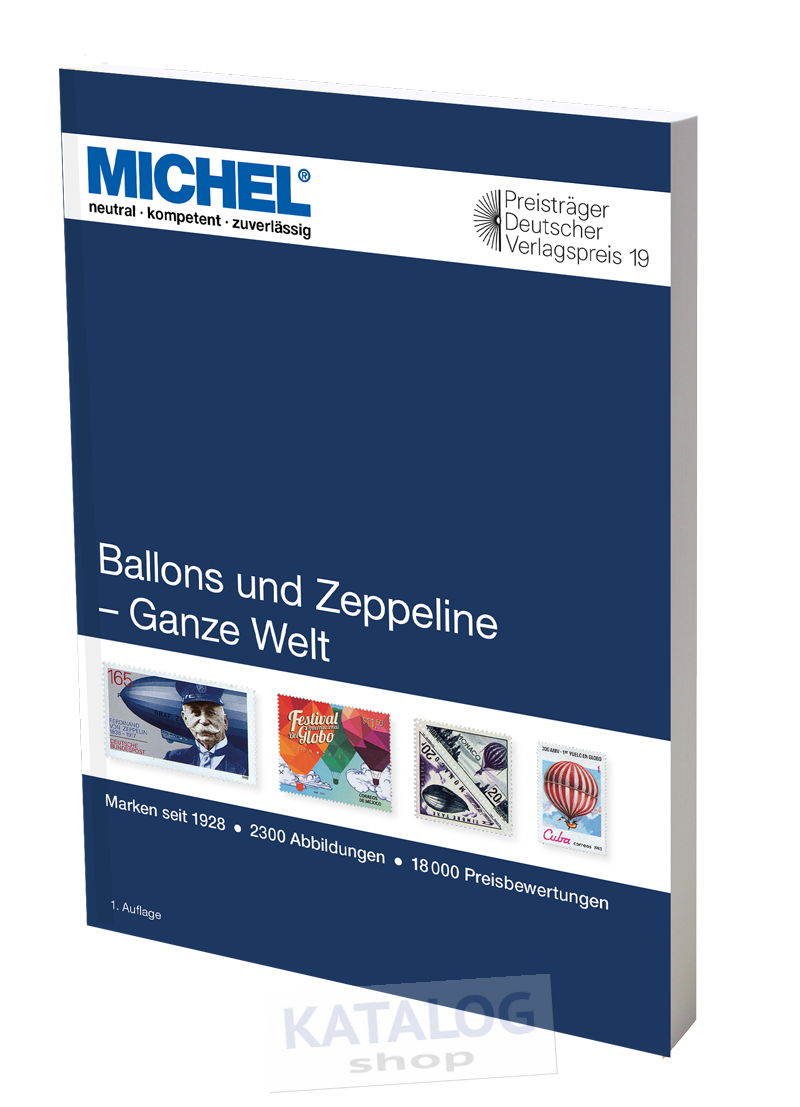 Balóny a Zeppeliny / Ballons und Zeppeline – celý svět 2020  MICHEL katalog 
