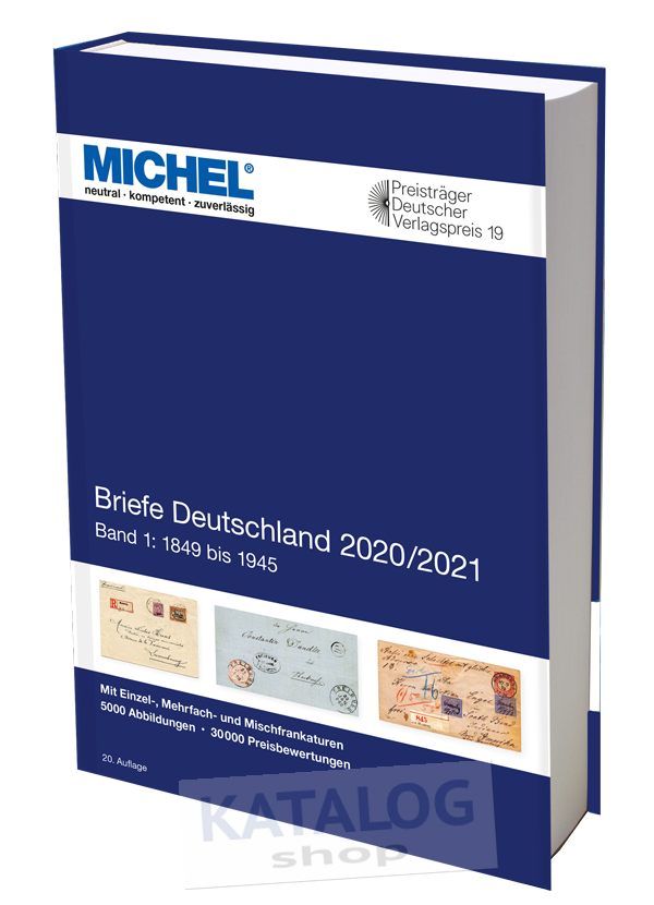 Briefe Deutschland 2020/2021 - Band 1: 1849 bis 1945 MICHEL katalog známek