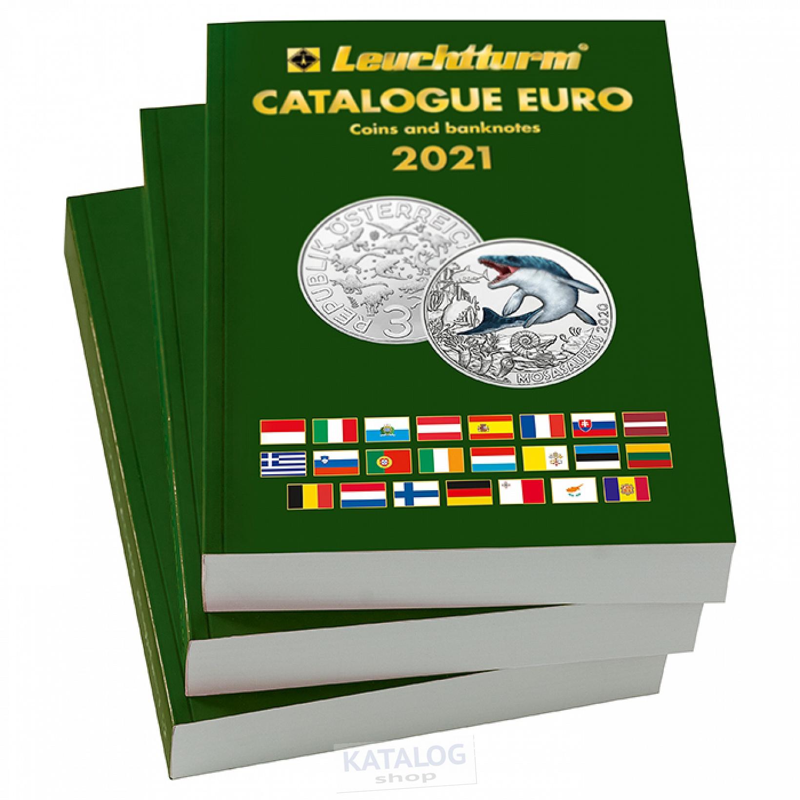 Euro katalog mincí a bankovek Leuchtturm 2021