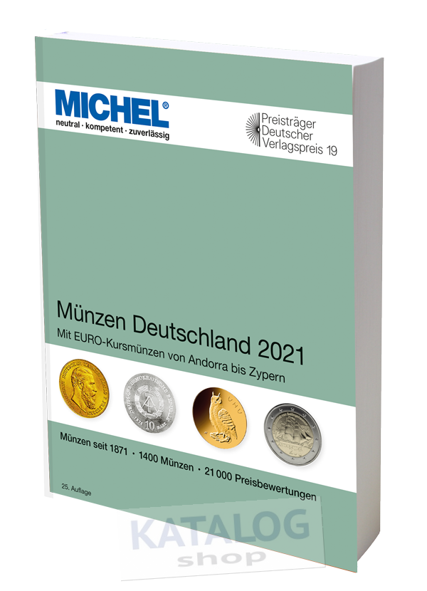Münzen Deutschland 2021 MICHEL katalog mincí