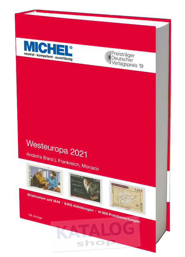 Westeuropa 2021 MICHEL katalog známek