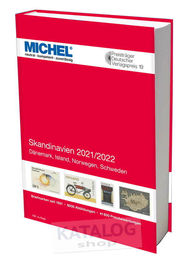 Skandinavien 2021/2022  MICHEL katalog známek