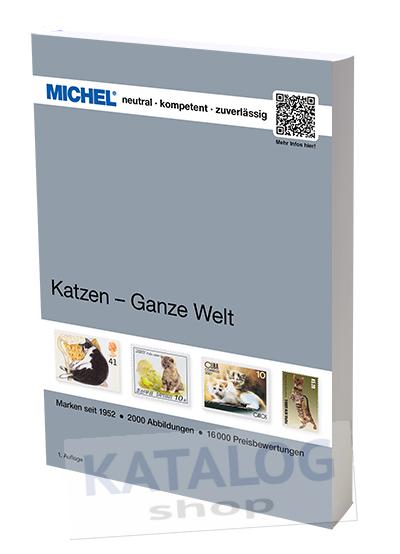 Kočky / Katzen - celý svět MICHEL katalog známek