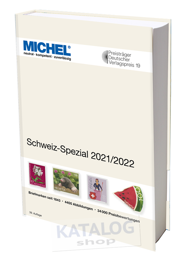 Schweiz-Spezial 2021/2022 MICHEL katalog známek