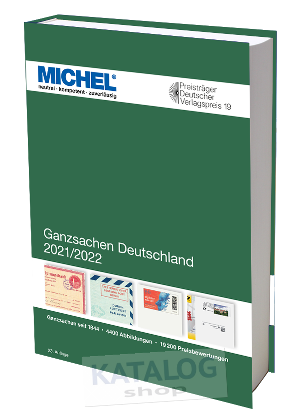 Poštovní celiny / Ganzsachen Deutschland 2021/2022 MICHEL katalog známek