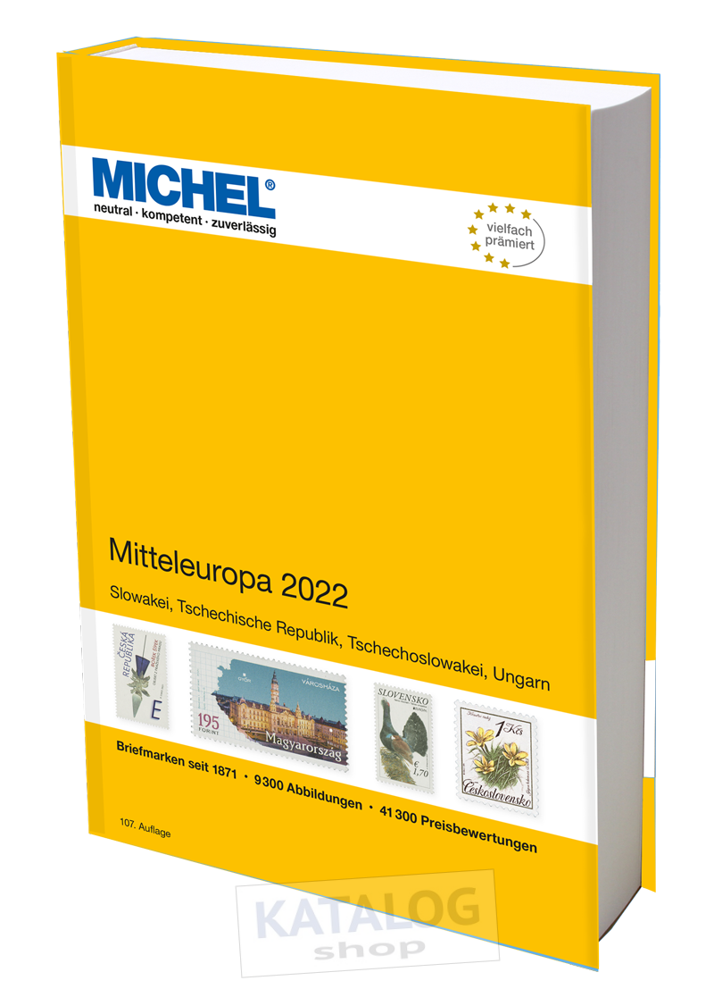 Mitteleuropa 2022 MICHEL katalog známek