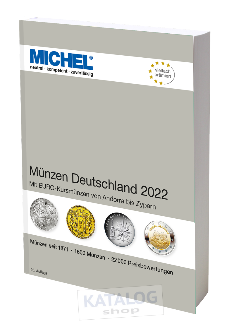 Münzen Deutschland 2022 MICHEL katalog mincí