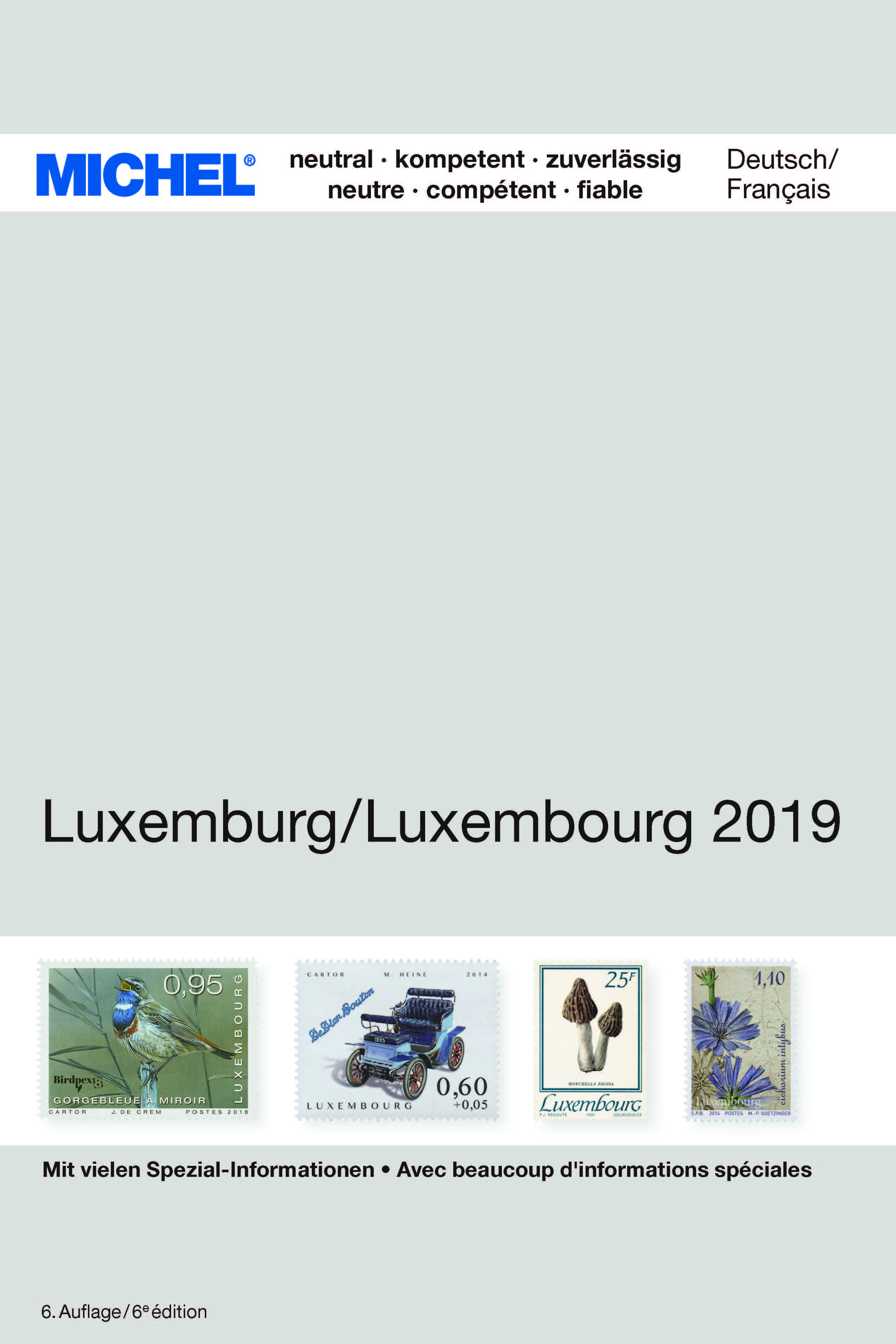 Luxembourg 2019 MICHEL katalog známek