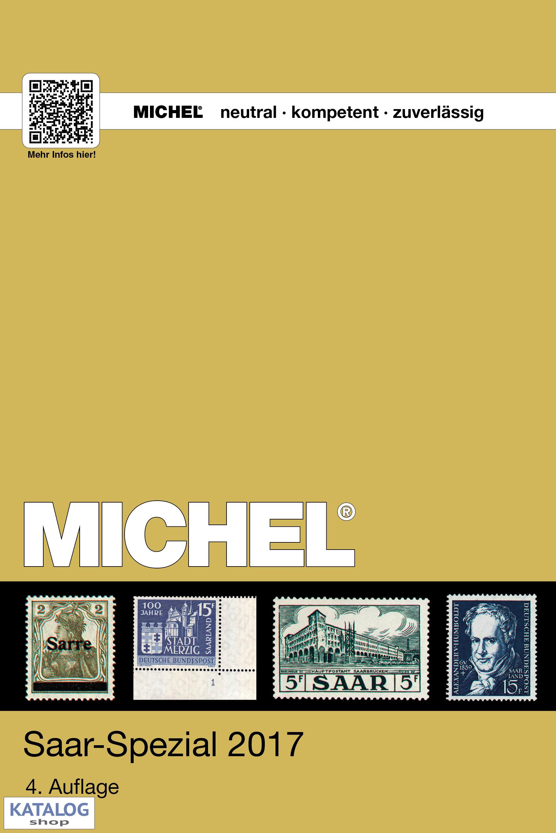 Saar-Spezial 2017 MICHEL katalog známek