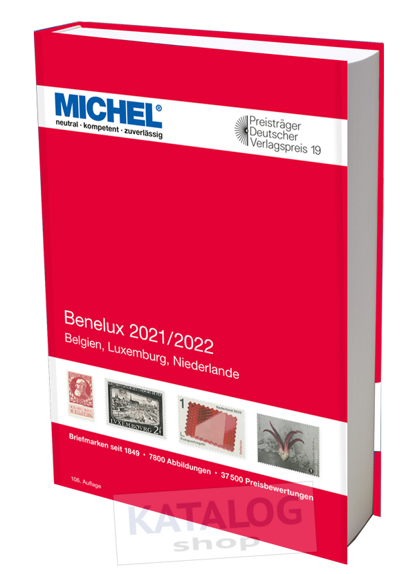 Benelux 2021/2022  MICHEL katalog známek