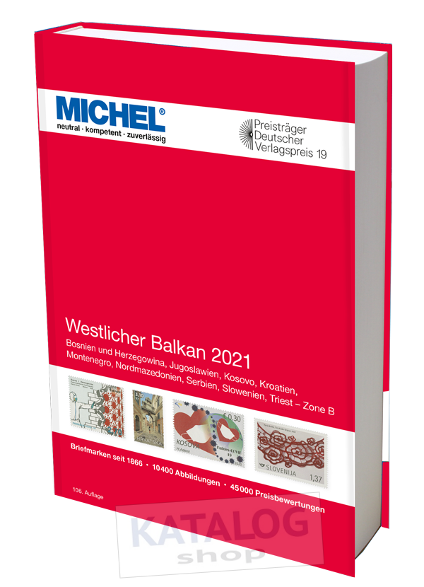 Westlicher Balkan 2021 / Západní Balkán  MICHEL katalog známek