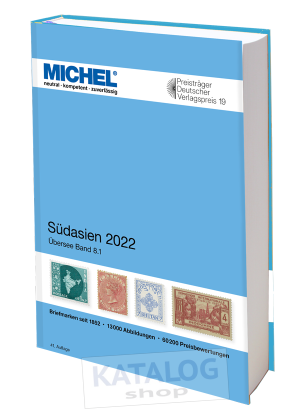 Südasien 2022 MICHEL katalog známek