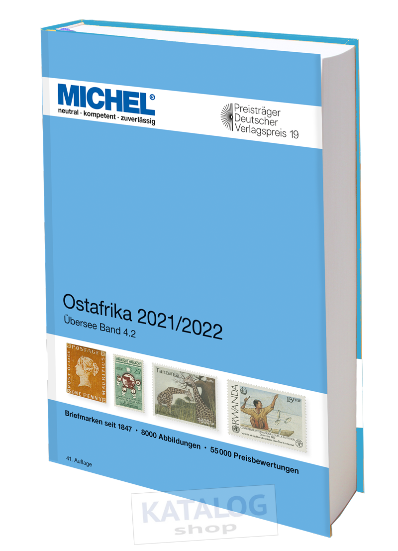 Ostafrika 2021/2022 MICHEL katalog známek