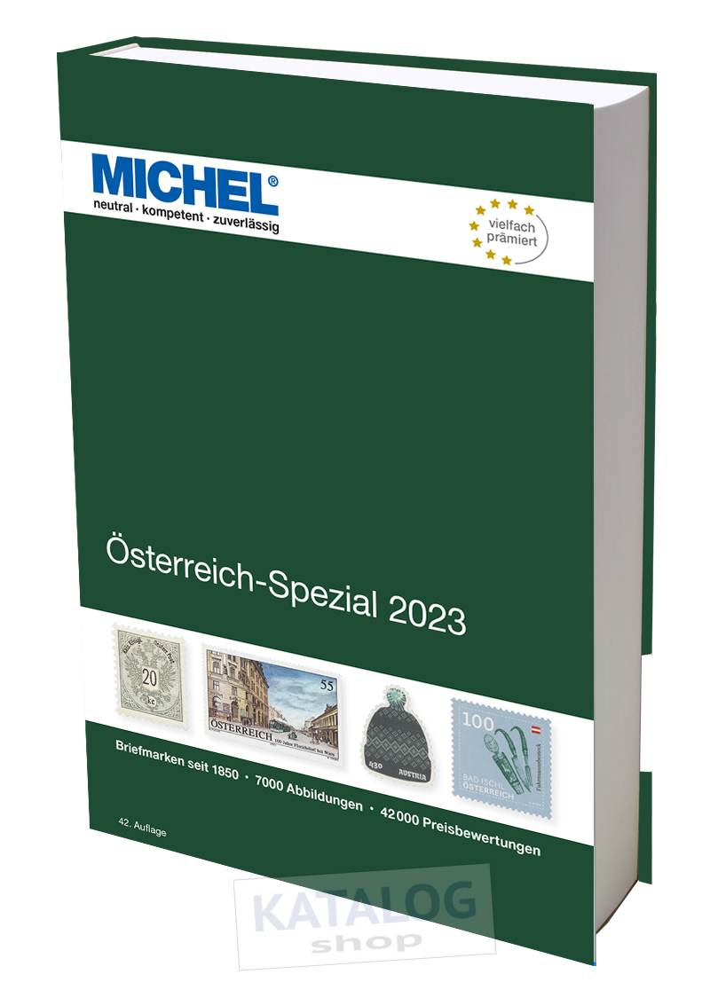 Rakousko / Österreich-Spezial 2023 inkl. Ganzsachen MICHEL katalog známek 