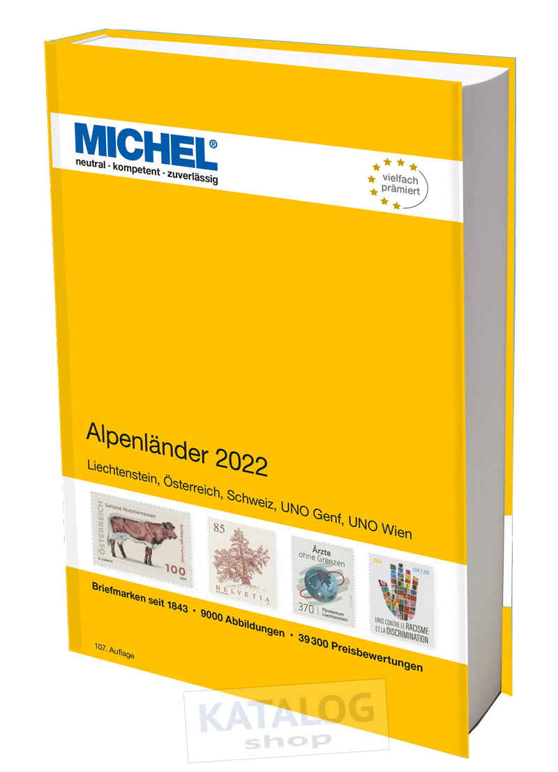 Alpenländer 2022  MICHEL katalog známek