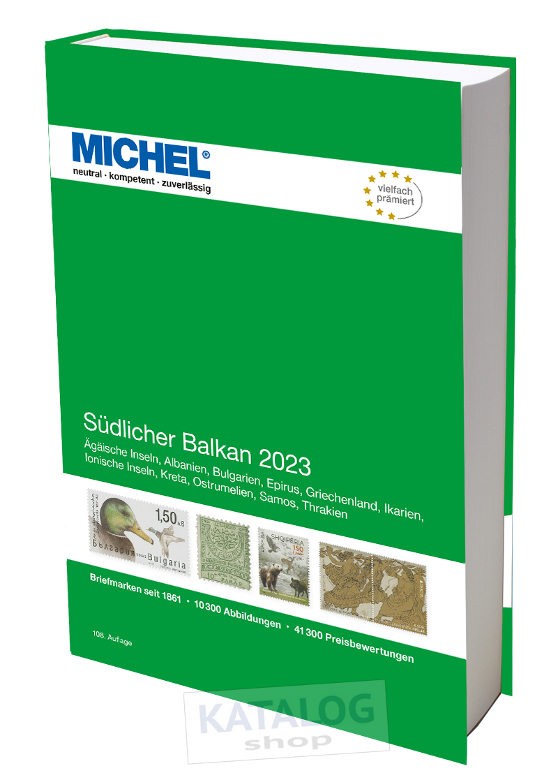 Südlicher Balkan 2023 / Jižní Balkán  MICHEL katalog známek