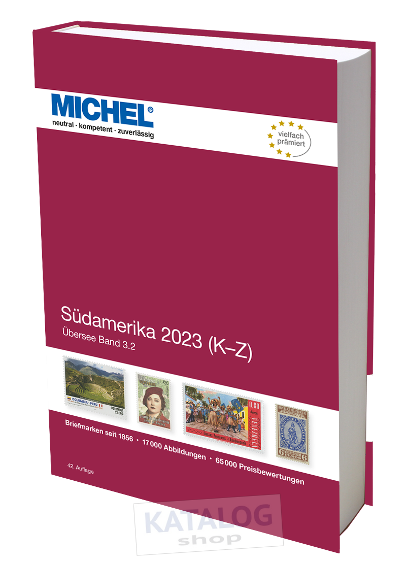 Jižní Amerika / Südamerika 2023 ( 2.díl  K-Z )  MICHEL katalog známek