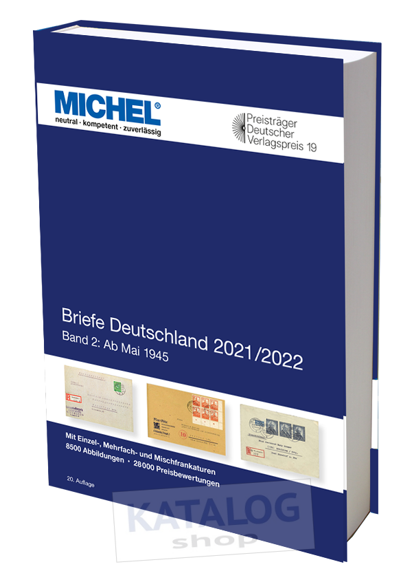 Briefe Deutschland 2021/2022 - Band 2: Ab 1945  MICHEL katalog známek