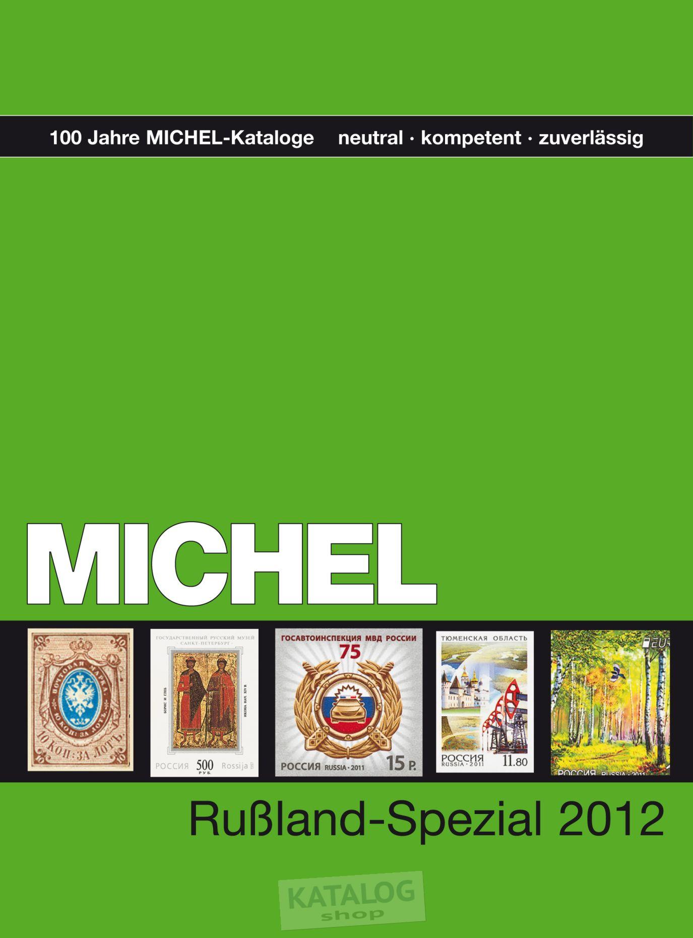 Russland Spezial 2012 MICHEL katalog známek
