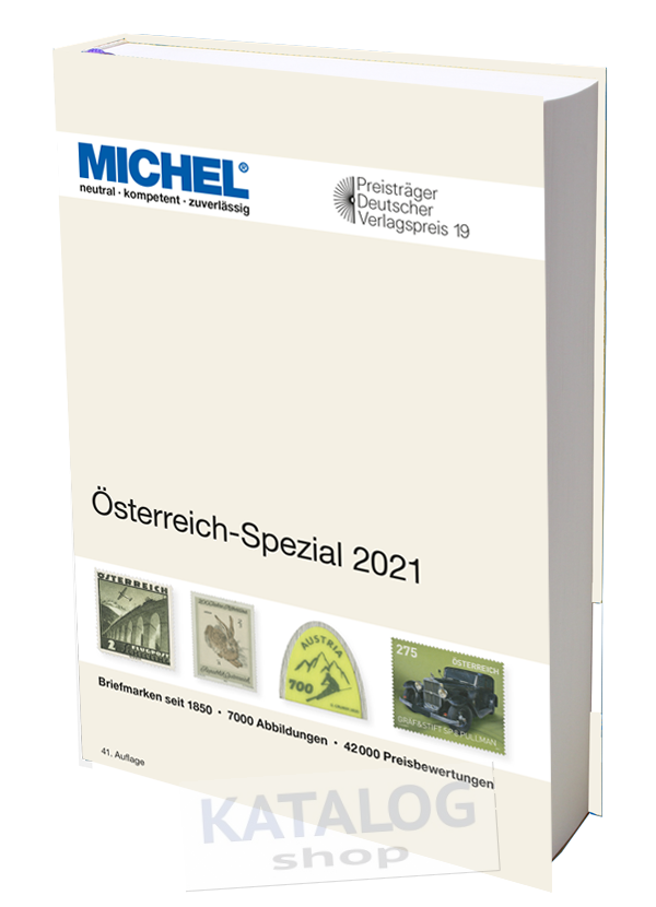 Rakousko / Österreich-Spezial 2021 inkl. Ganzsachen MICHEL katalog známek 