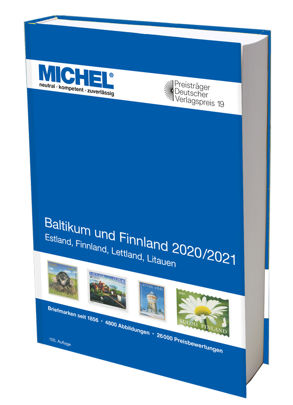 Pobaltské státy a Finsko 2020/2021  MICHEL katalog známek