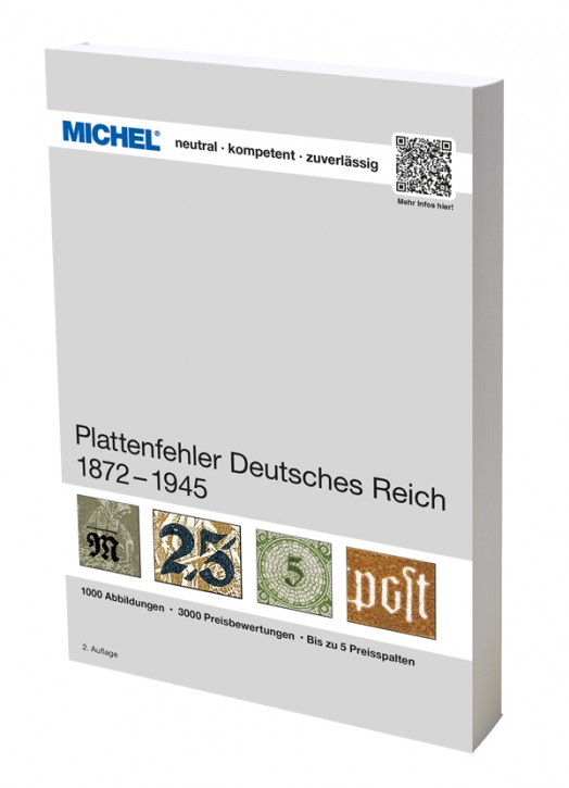 Deskové vady MICHEL Deutsches Reich 1872-1945 katalog známek
