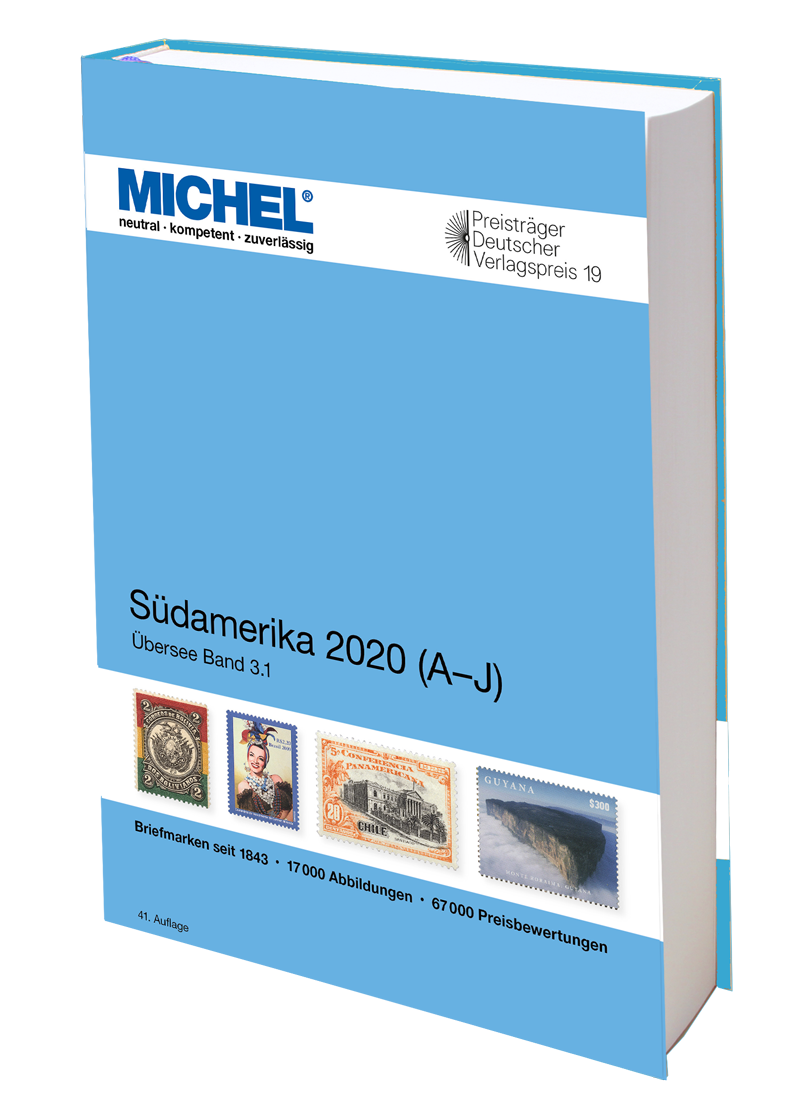 Jižní Amerika / Südamerika 2020 ( 1.díl  A-J )  MICHEL katalog známek