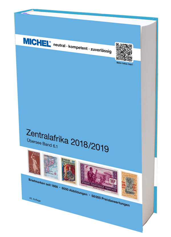 Zentralafrika 2018/2019 MICHEL katalog známek