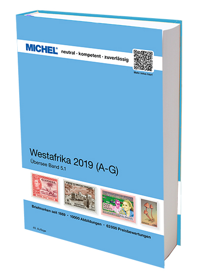 Westafrika 2019 ( 1. díl, A-G ) MICHEL katalog známek
