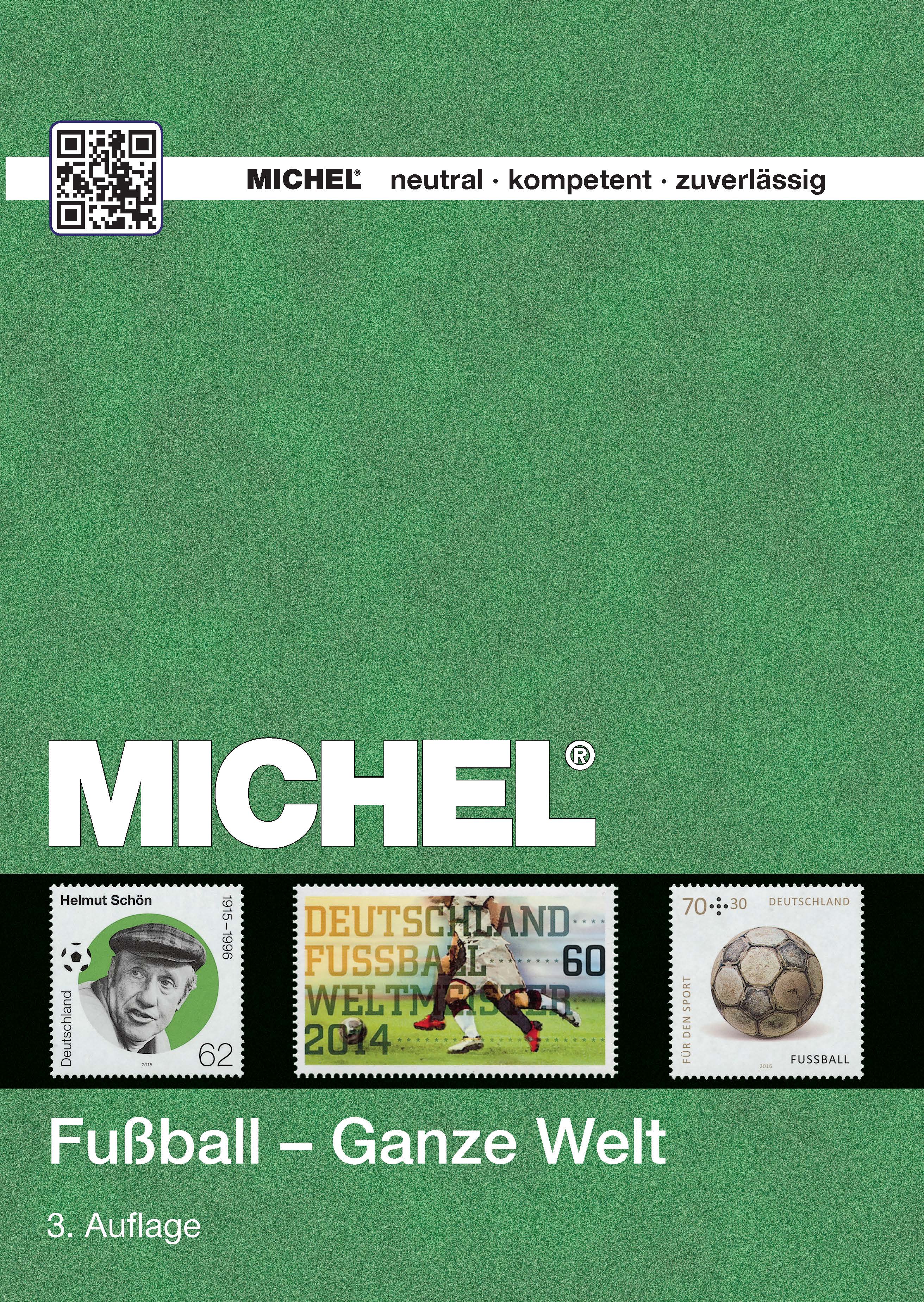  Fotbal / Fussball – celý svět 2016  MICHEL katalog známek