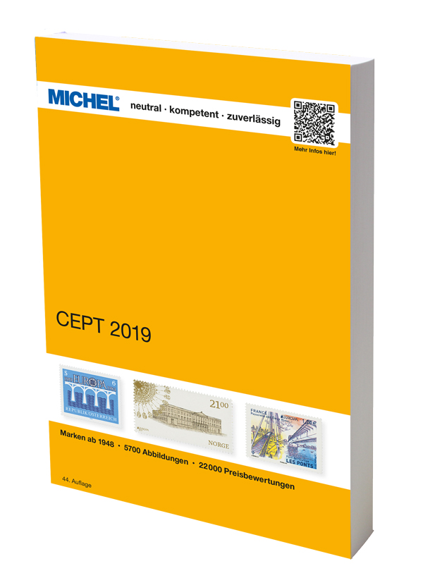 CEPT 2019  MICHEL katalog známek