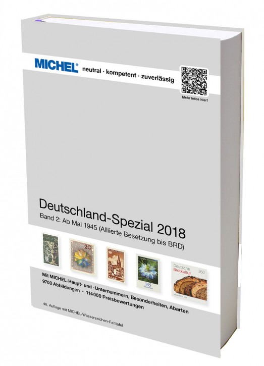 Deutschland Spezial 2018 2.díl  MICHEL katalog známek