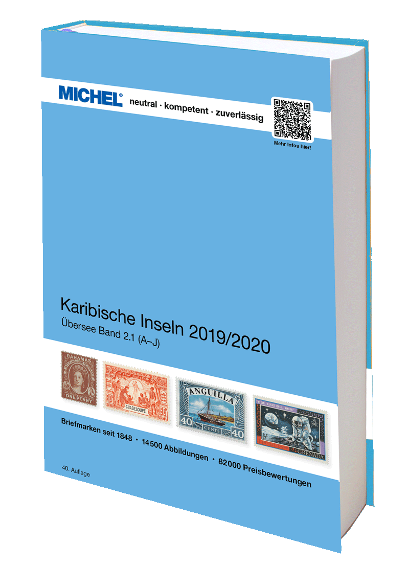 Karibische Inseln 2019/2020 ( 1.díl, A-J ) MICHEL katalog známek