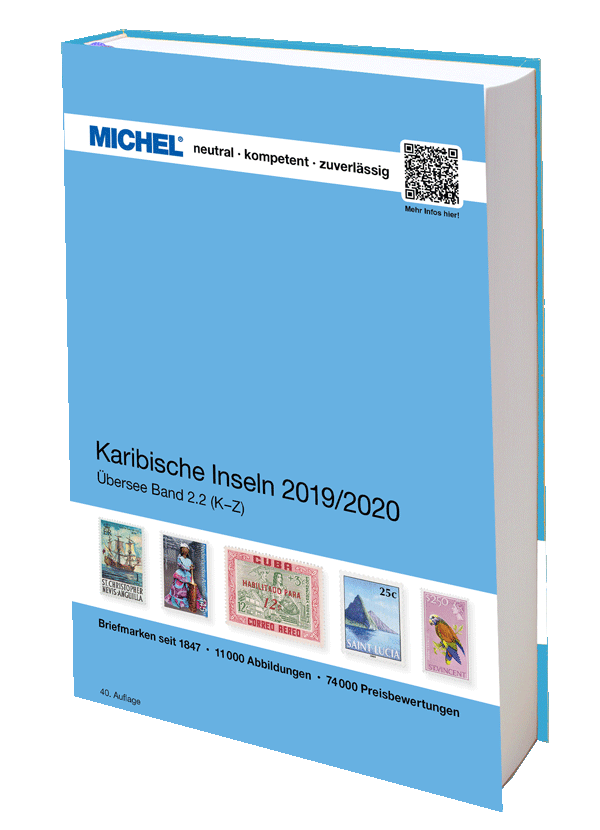 Karibische Inseln 2019/2020 ( 2.díl, K-Z ) MICHEL katalog známek
