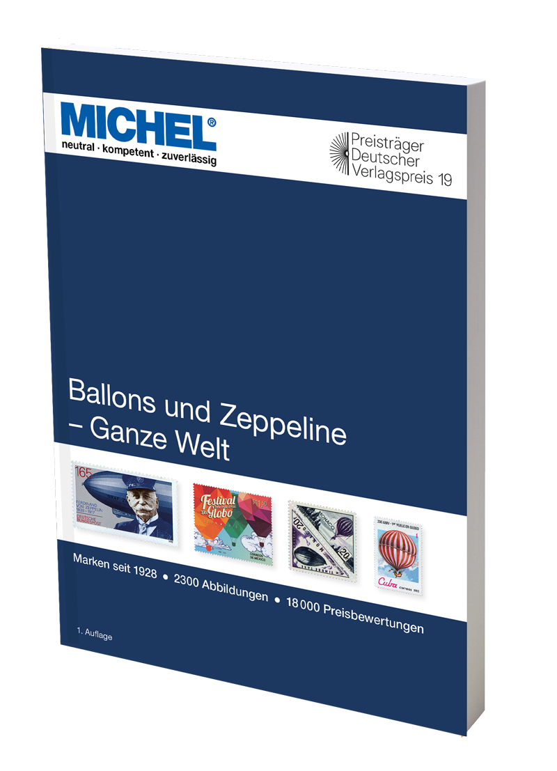 Balóny a Zeppeliny / Ballons und Zeppeline – celý svět 2020  MICHEL katalog 