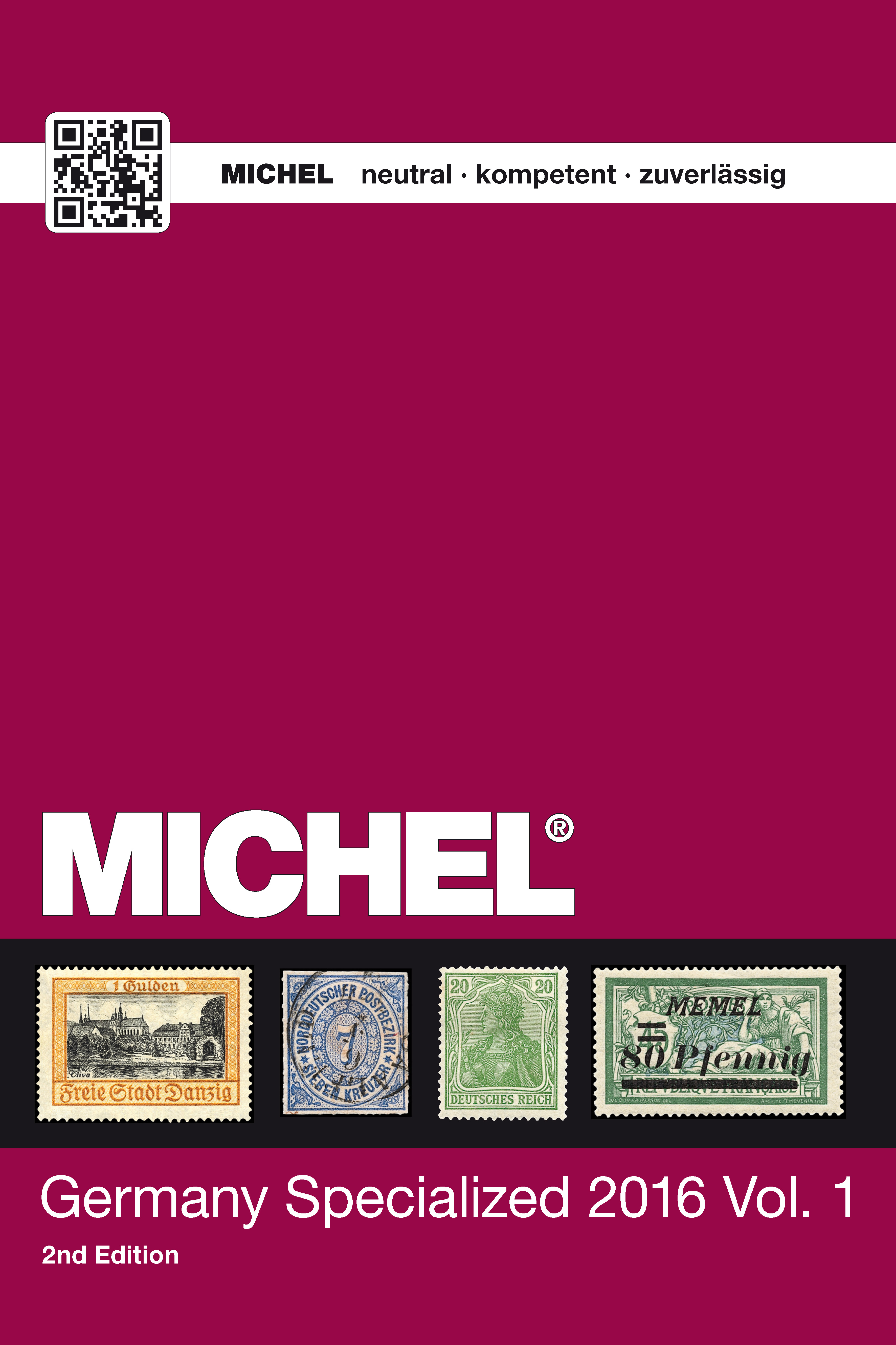 Germany Specialized 2016, Vol. 1 – in English  MICHEL katalog známek