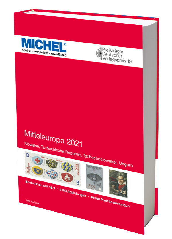 Mitteleuropa 2021 MICHEL katalog známek