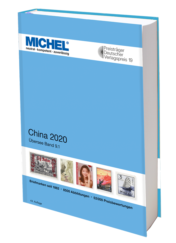 China 2020 MICHEL katalog známek