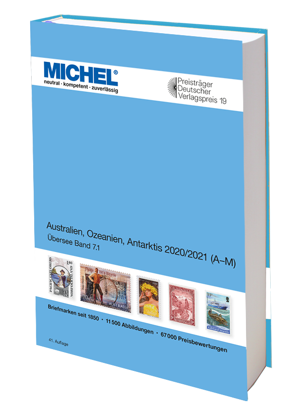 Austrálie Oceánie Antarktida 2020/2021 ( 1. díl, A-M ) MICHEL katalog známek