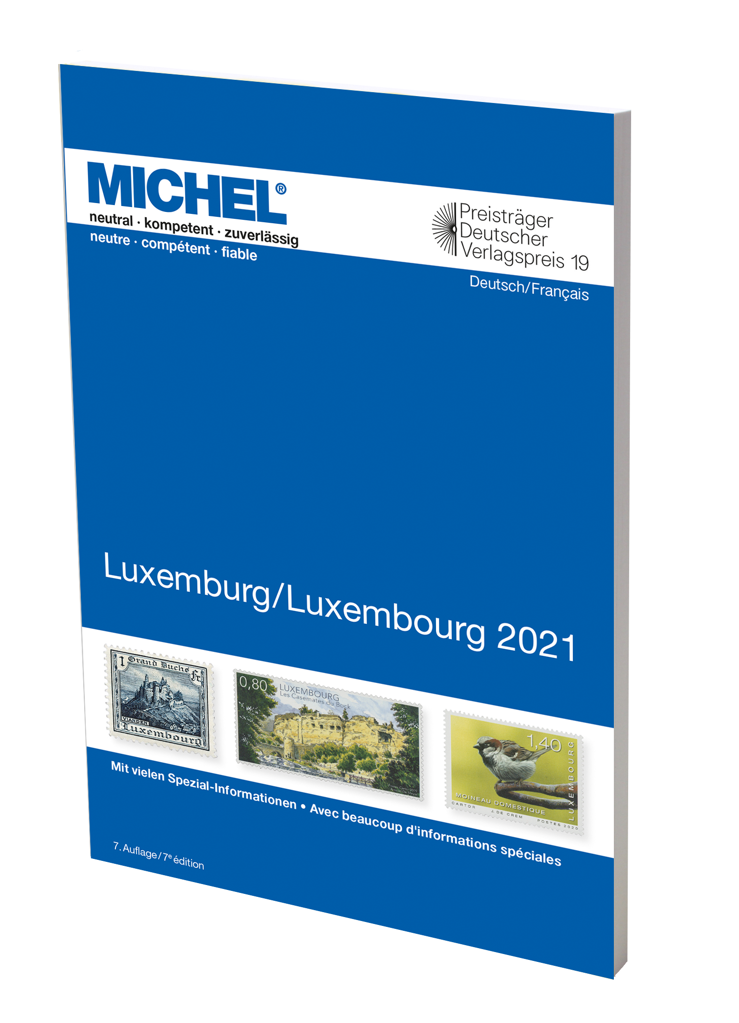 Luxembourg 2021 MICHEL katalog známek