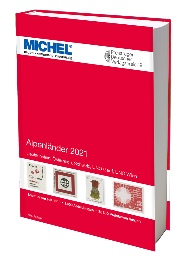 Alpenländer 2021  MICHEL katalog známek