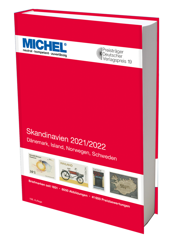 Skandinavien 2021/2022  MICHEL katalog známek