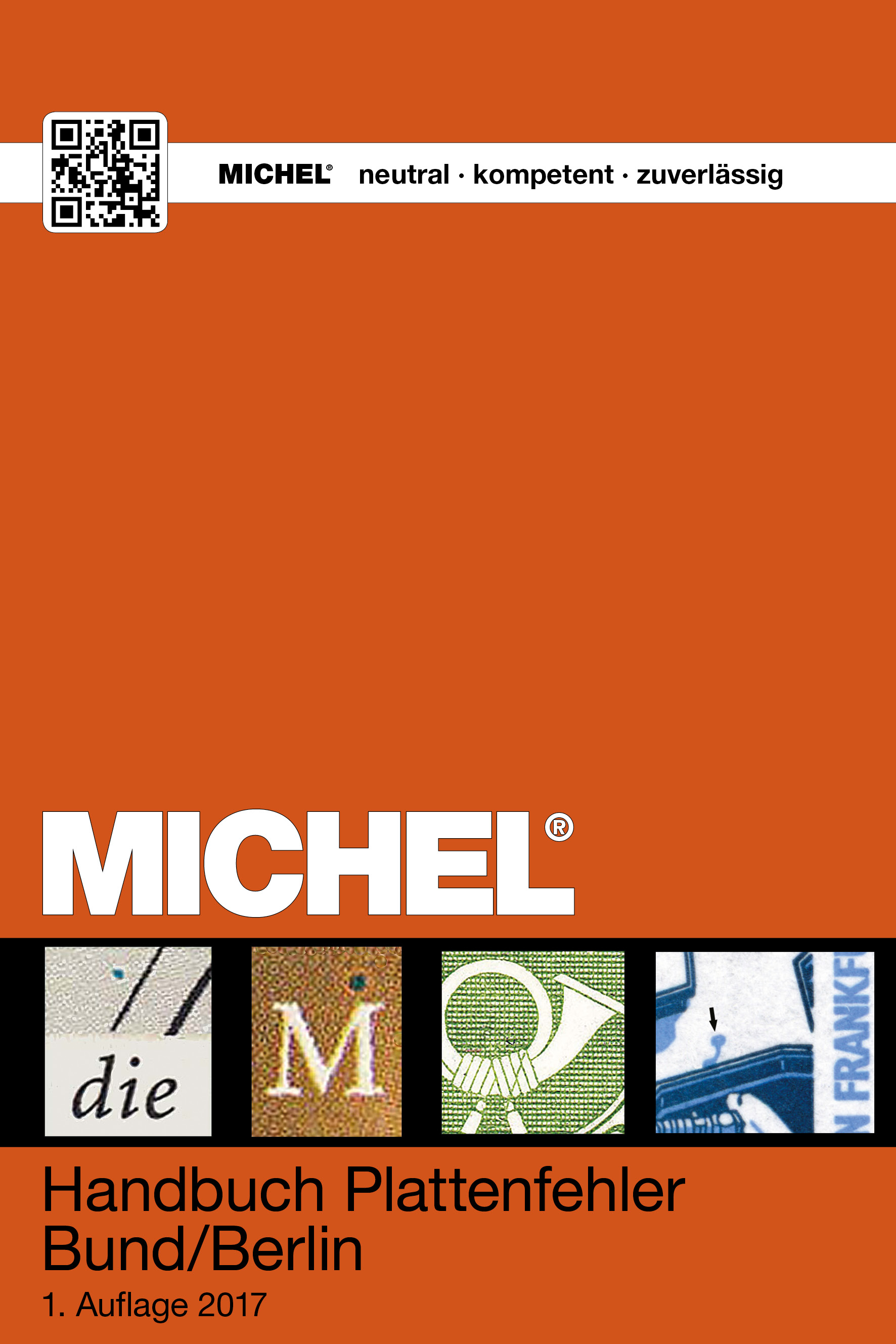 Plattenfehler Bund/Berlin 2017 MICHEL katalog známek