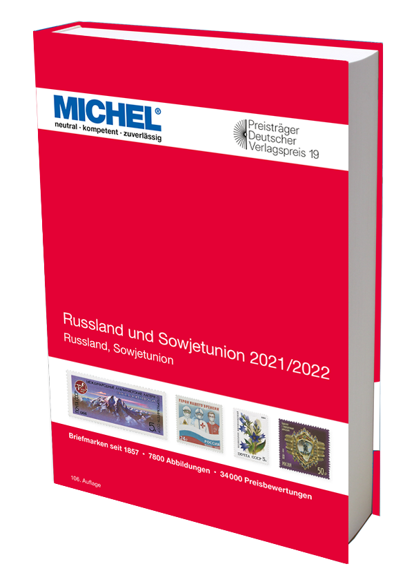 Russland und Sowjetunion 2021/2022 MICHEL katalog známek
